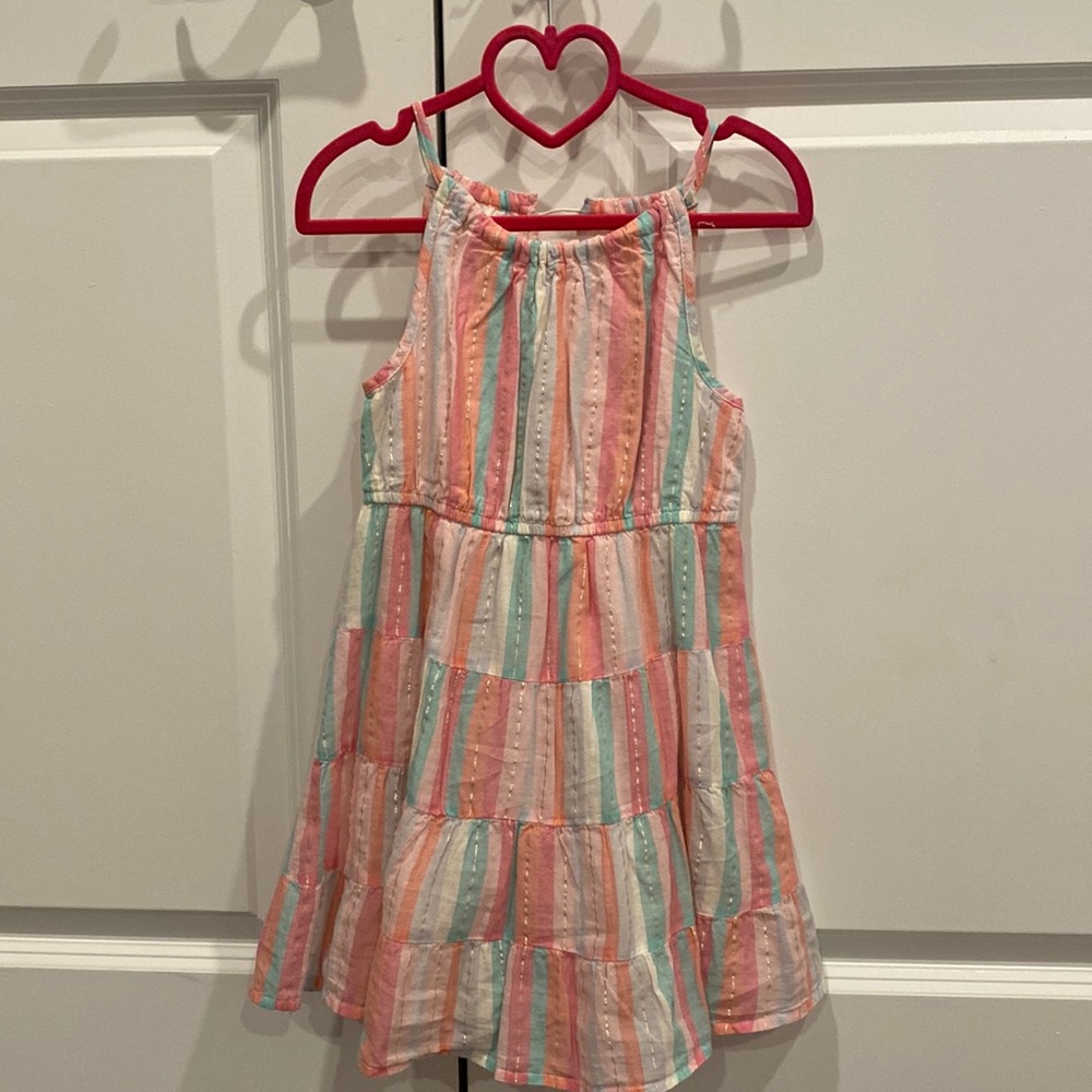 Multi color girls dress. Sonama 4.